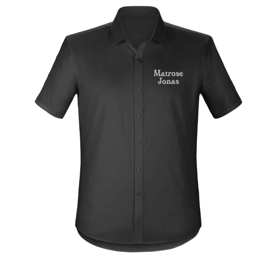 Personalisiertes Herren Kurzarm-Hemd | Russell Collection - Wassersport-Druck