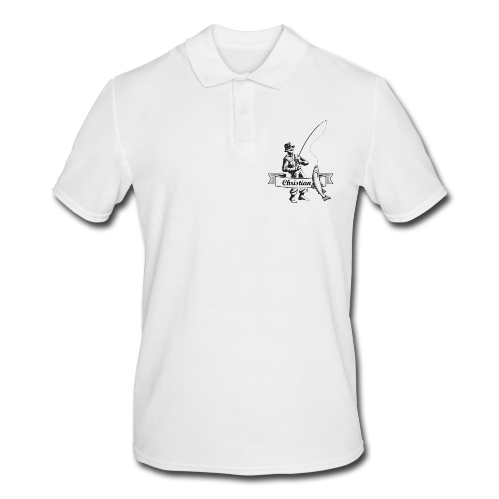Personalisiertes Herren-Poloshirt für Angler - Wassersport-Druck
