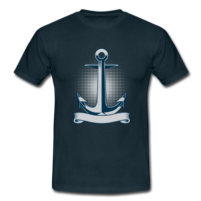 Personalisiertes Herren Boots-T-Shirt | Anker-Motiv - Wassersport-Druck