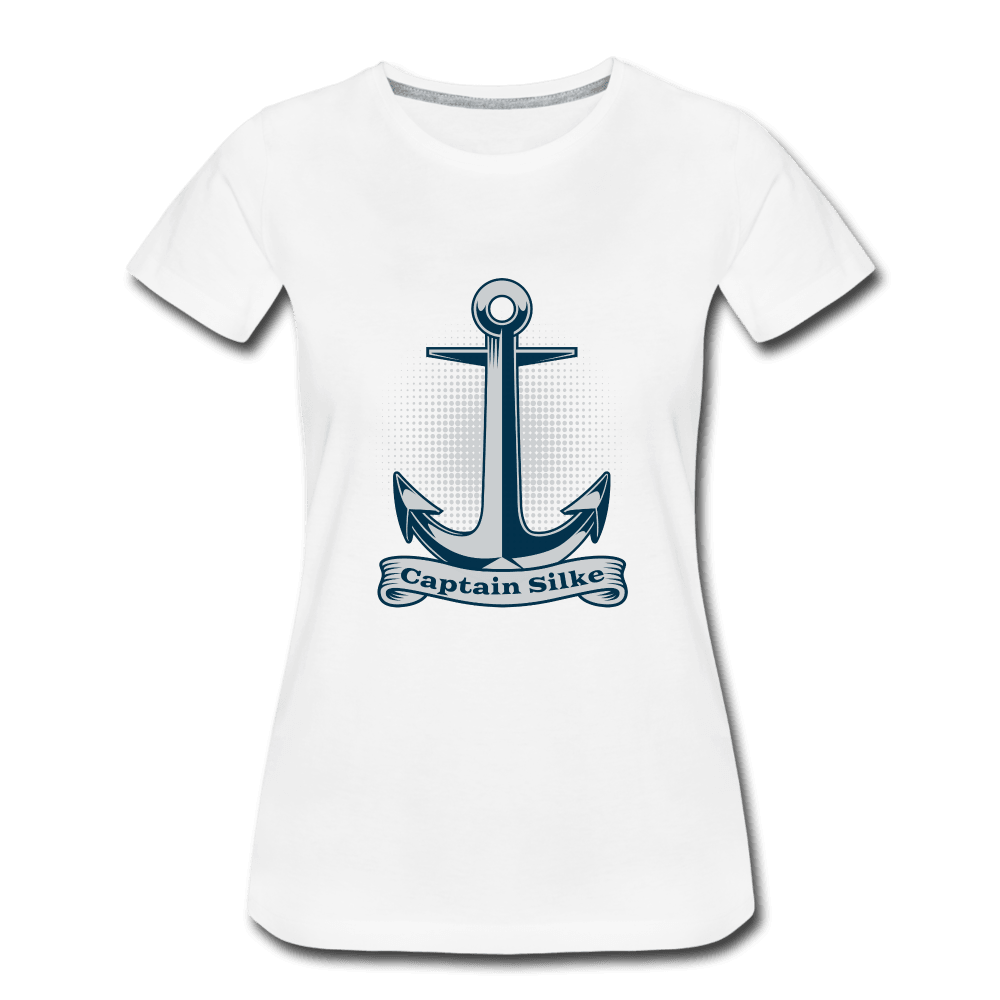 Personalisiertes Damen Premium Boots-T-Shirt | Anker-Motiv - Wassersport-Druck
