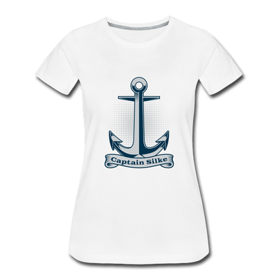 Personalisiertes Damen Premium Boots-T-Shirt | Anker-Motiv - Wassersport-Druck