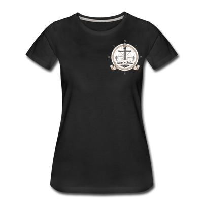 Personalisiertes Damen Premium T-Shirt | GoldenEdition - Wassersport-Druck