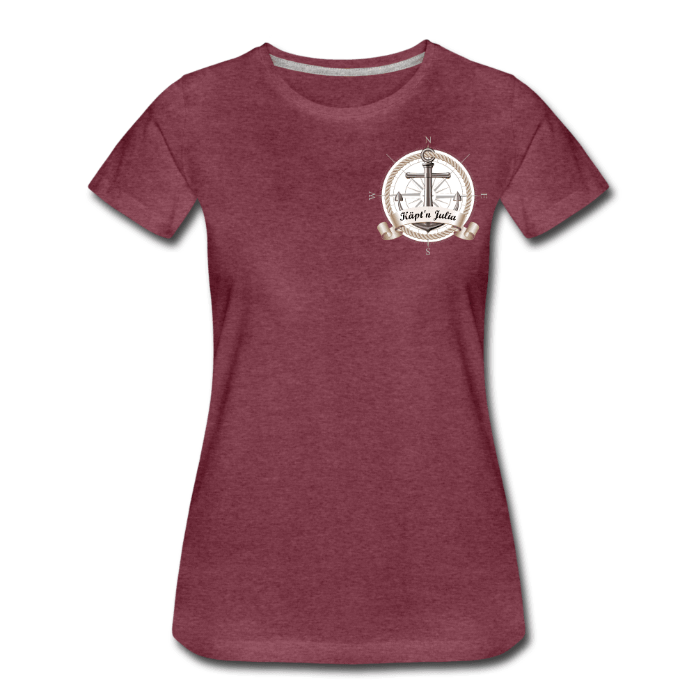 Personalisiertes Damen Premium T-Shirt | GoldenEdition - Wassersport-Druck