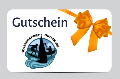 Geschenkgutschein - Wassersport-Druck