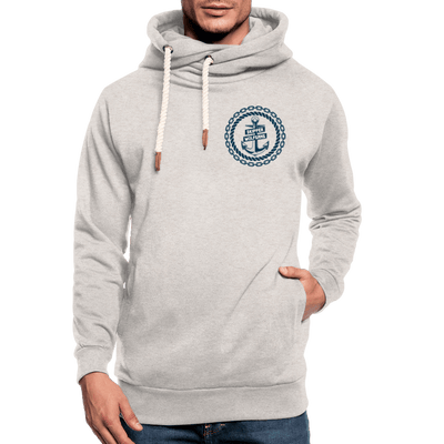 Personalisierter Herren Boots-Hoodie - Anker Motiv - Wassersport-Druck