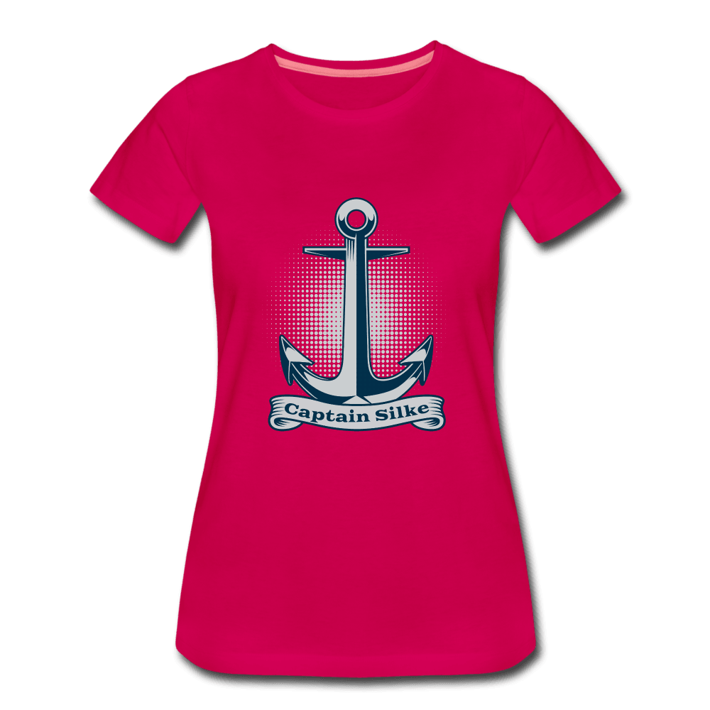 Personalisiertes Damen – Anker-Motiv Boots-T-Shirt Premium | Wassersport- Druck